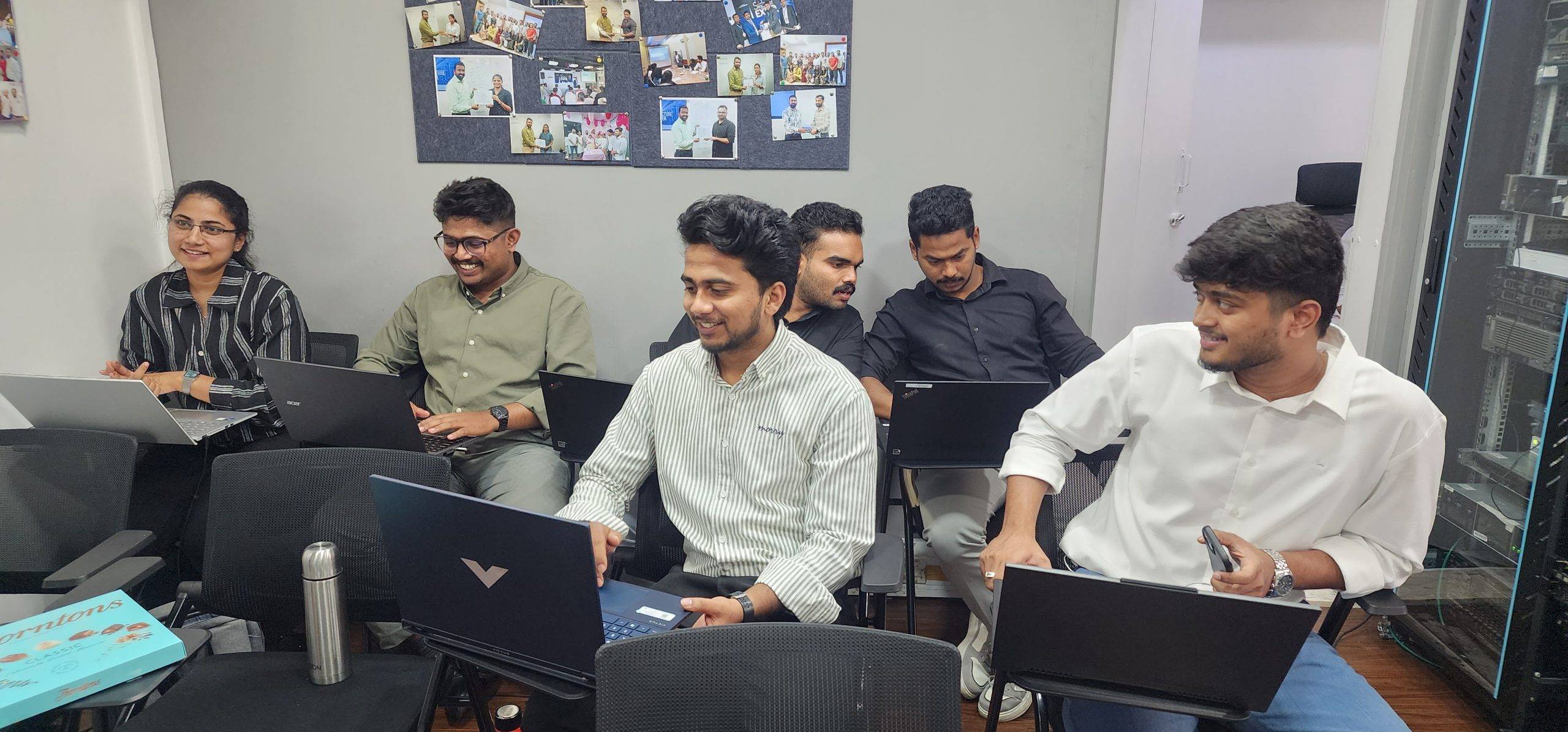 Professional IT classroom training environment in Dubai